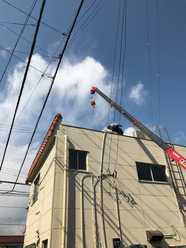 藤枝市|店舗様|エアコン撤去作業